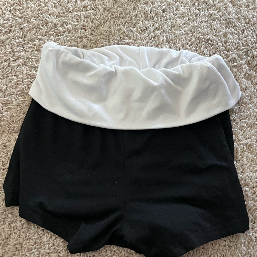 Black and White Women's Shorts